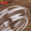 taza determinada personalizada personalizada del vaso de cristal transparente